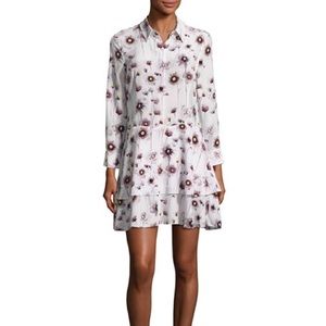 Equipment Natalia Floral 100% Silk Shirtdress